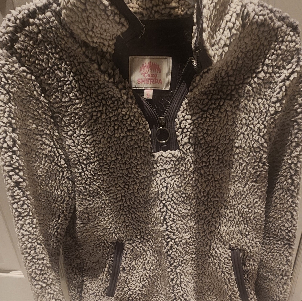 Women's Pullover Grey Fleece